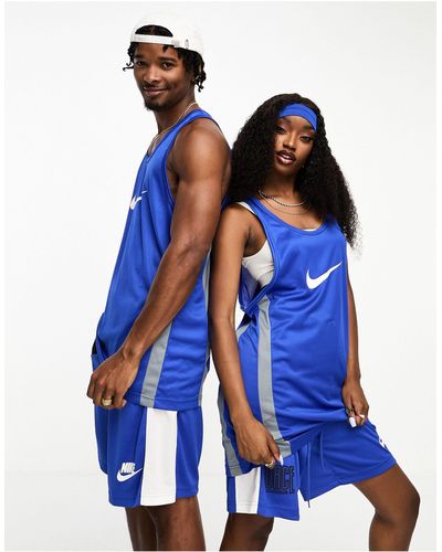 Nike Basketball – icon plus dri-fit – unisex-trikot - Blau