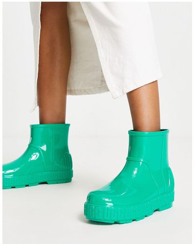 UGG Drizlita Rain Boots With Shearling Insole - Green