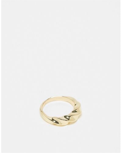 & Other Stories Chunky Twist Ring - White