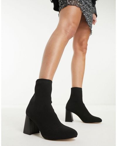 ALDO Rowallan Mid Heel Ankle Boots - Black