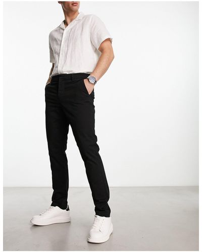 New Look Pantalon chino ajusté - Blanc