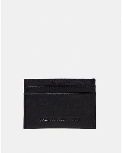 French Connection Classic Leather Cardholder - Black