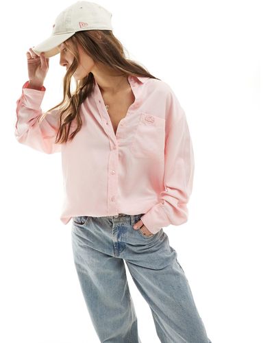 Lacoste Oversized Shirt - Pink