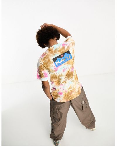 Kavu Camiseta marrón klear above etch - Blanco