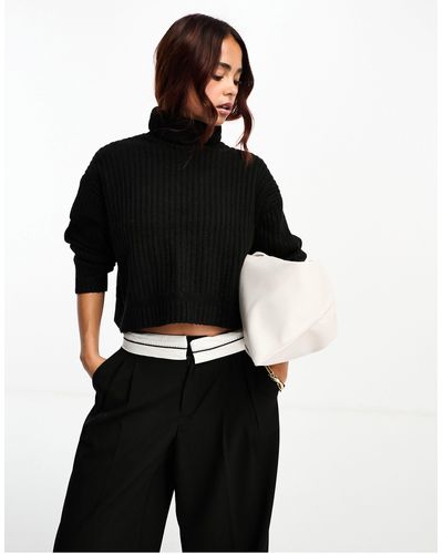 ASOS Boxy Sweater - Black