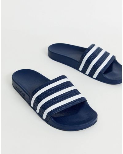 adidas Originals Claquettes Adilette - Bleu