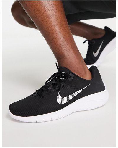 Nike Zapatillas negras y blancas flex experience run 11 - Negro