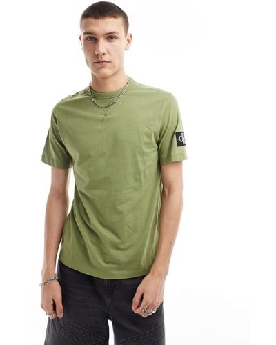Calvin Klein Badge Regular T-shirt - Green