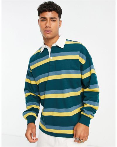 Only & Sons Oversized Rugbyshirt - Groen