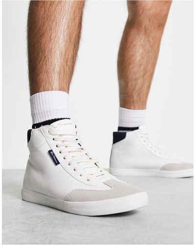 Ben Sherman Hi Top Sneakers - White
