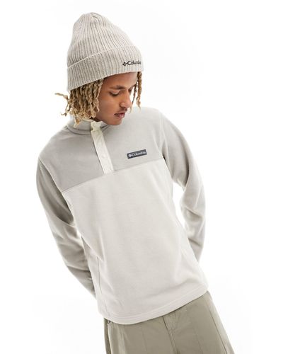 Columbia – steens mountain – fleece-sweatshirt - Weiß