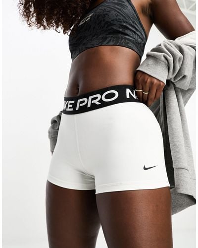 Nike Pro 365 3inch Shorts - White