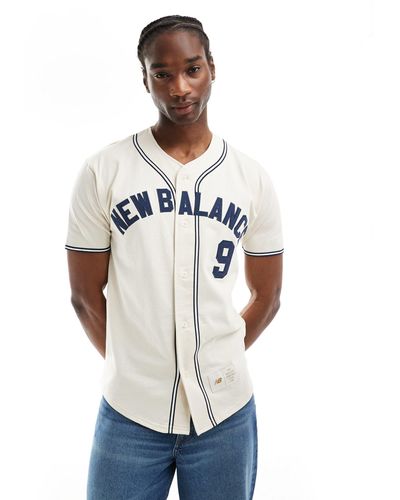 New Balance – sportswear's greatest hits – trikot-oberteil im basketball-design - Weiß