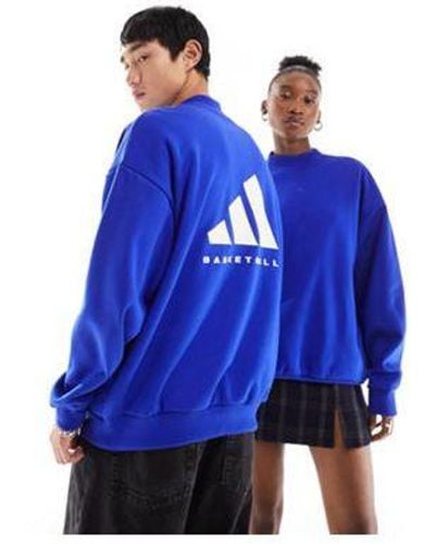 adidas Originals Adidas Basketball Crew Sweatshirt - Black