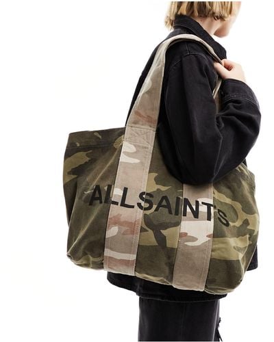 AllSaints Airi Denim Tote Bag - Black