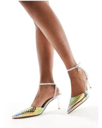 SIMMI Simmi london - lolia - scarpe a punta color con tacco - Metallizzato
