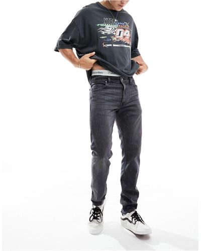 Lee Jeans Rider Slim Fit Jeans - Black