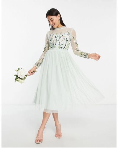 Frock and Frill Robe longue - Vert