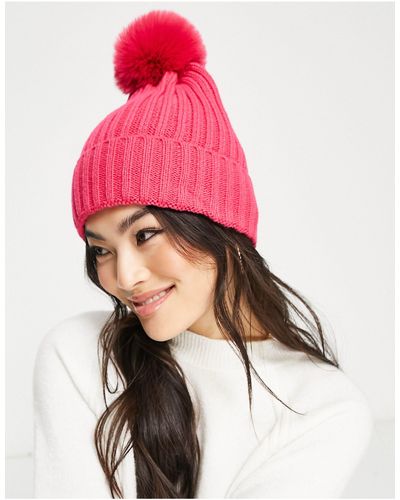 Threadbare Ski Bobble Hat - Pink