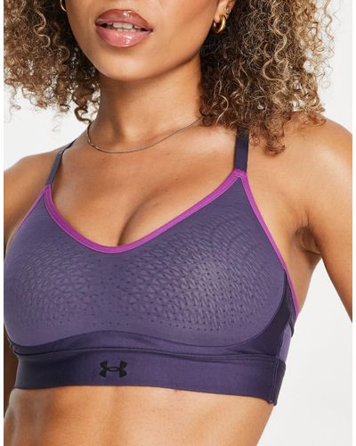 Under Armour Infinity Low Support Sports Bra - Purple