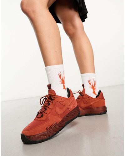 Nike Air Force 1 Wild Unisex Sneakers - Red