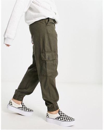 JJXX Cuffed Cargo Trousers - Green