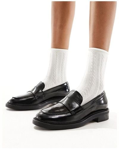 & Other Stories Leather Loafers - Black