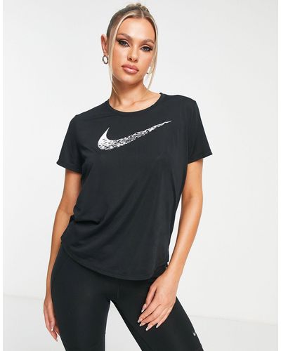 Nike T-shirt con logo nike nera - Nero