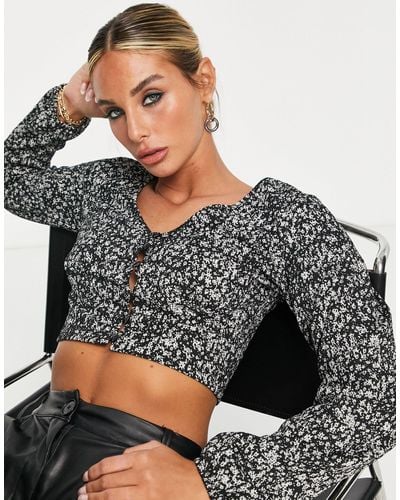 Trendyol Cropped Fitted Cardigan - Black