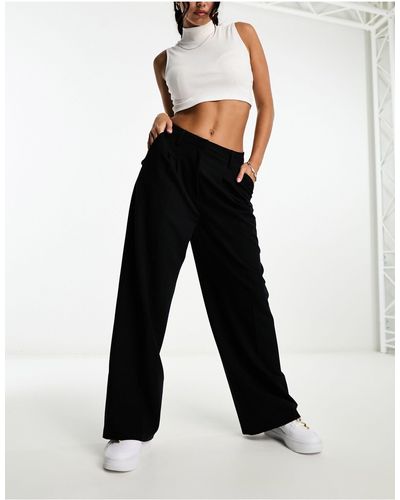 Collusion baggy Tailored Trousers - Black