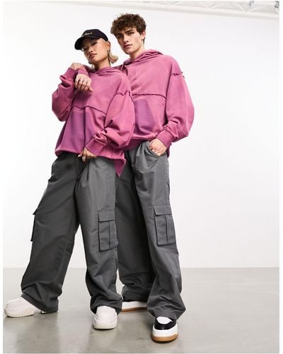 Collusion baggy Utility Pants - Pink