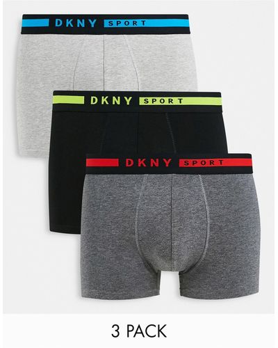 DKNY Ajo 3 Pack Boxers - Grey