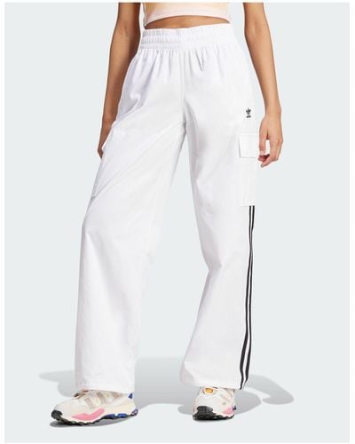 adidas Originals 3-stripes Cargo Trousers - White