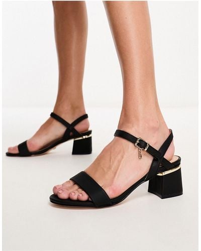 Office Mckenna - sandales à talon minimalistes - Noir