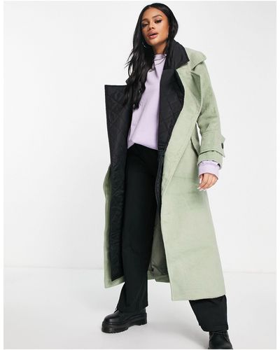 Missguided Trenchcoat - Wit