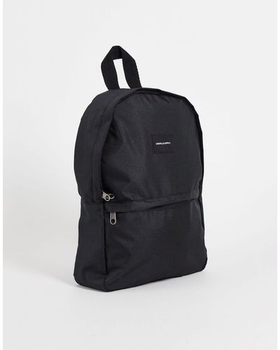 ASOS – basic-rucksack aus nylon - Blau