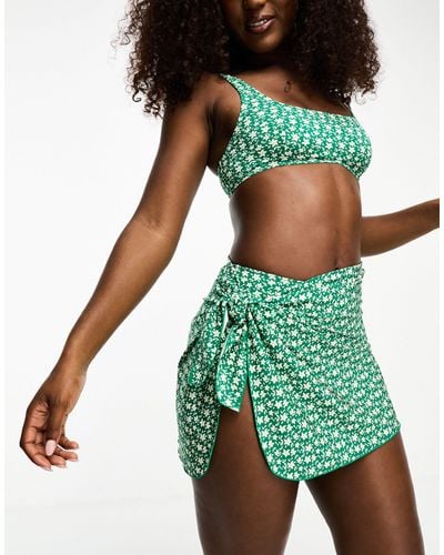 & Other Stories Tie Side Sarong - Green