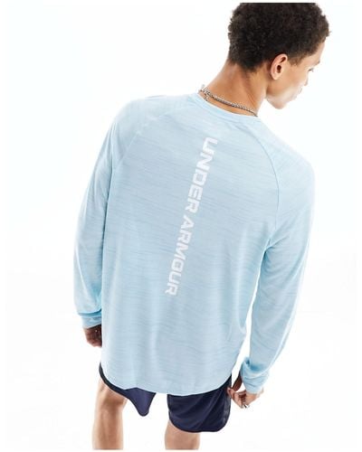 Under Armour – evolved core tech 2.0 – langärmliges shirt - Blau