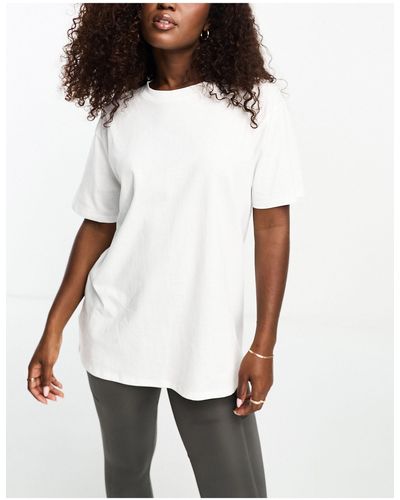ASOS 4505 Icon - t-shirt oversize bianca quick dry - Bianco
