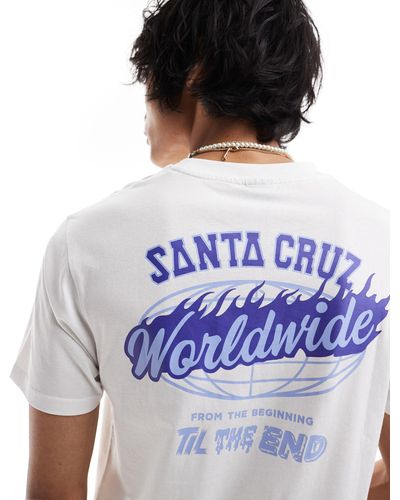 Santa Cruz Worldwide Graphic T-shirt - White
