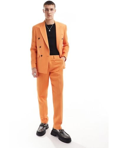 Viggo Suit Trousers - Orange