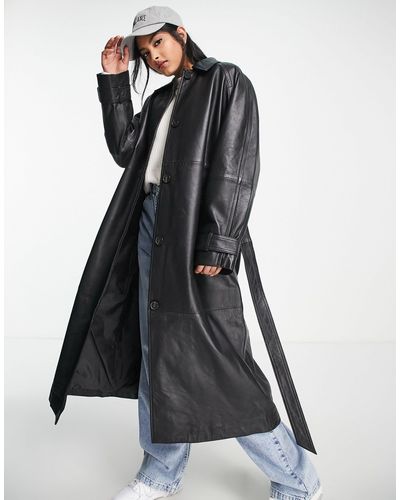 Leder-Regenjacken und Trenchcoats für Damen | Lyst AT