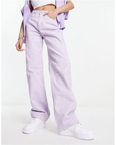 Sixth June Denim Slouchy Jeans - Purple
