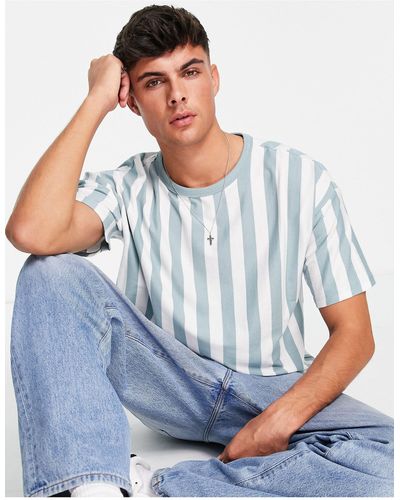 New Look Classic Stripe T-shirt - Blue
