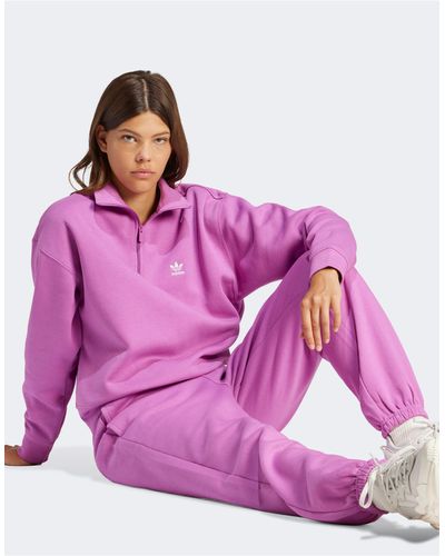 adidas Originals – essentials – jogginghose aus fleece - Pink