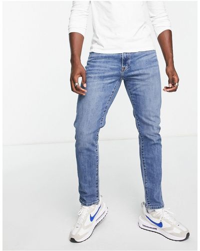 Abercrombie & Fitch – athletic – enge jeans - Blau