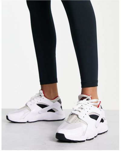 Nike Air huarache - sneakers bianche, nere e grigie - Nero