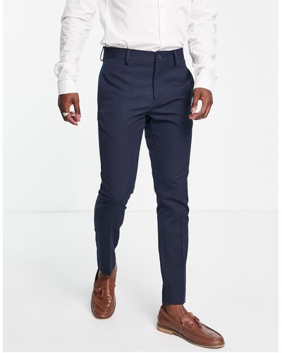 Bolongaro Trevor – wedding – schlichte anzughose mit engem schnitt - Blau