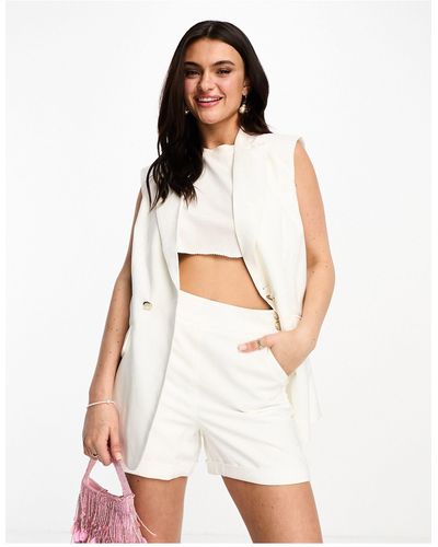 Morgan Tailored Short Co-ord - White
