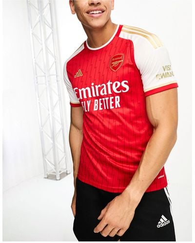 adidas Originals Adidas Football Arsenal Fc 2023/24 Unisex Home Shirt - Red